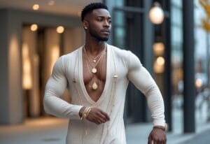 Read more about the article Sådan styler du lange kjoler med halskæder til mænd online